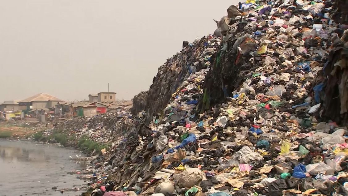 ocean clothing garbage