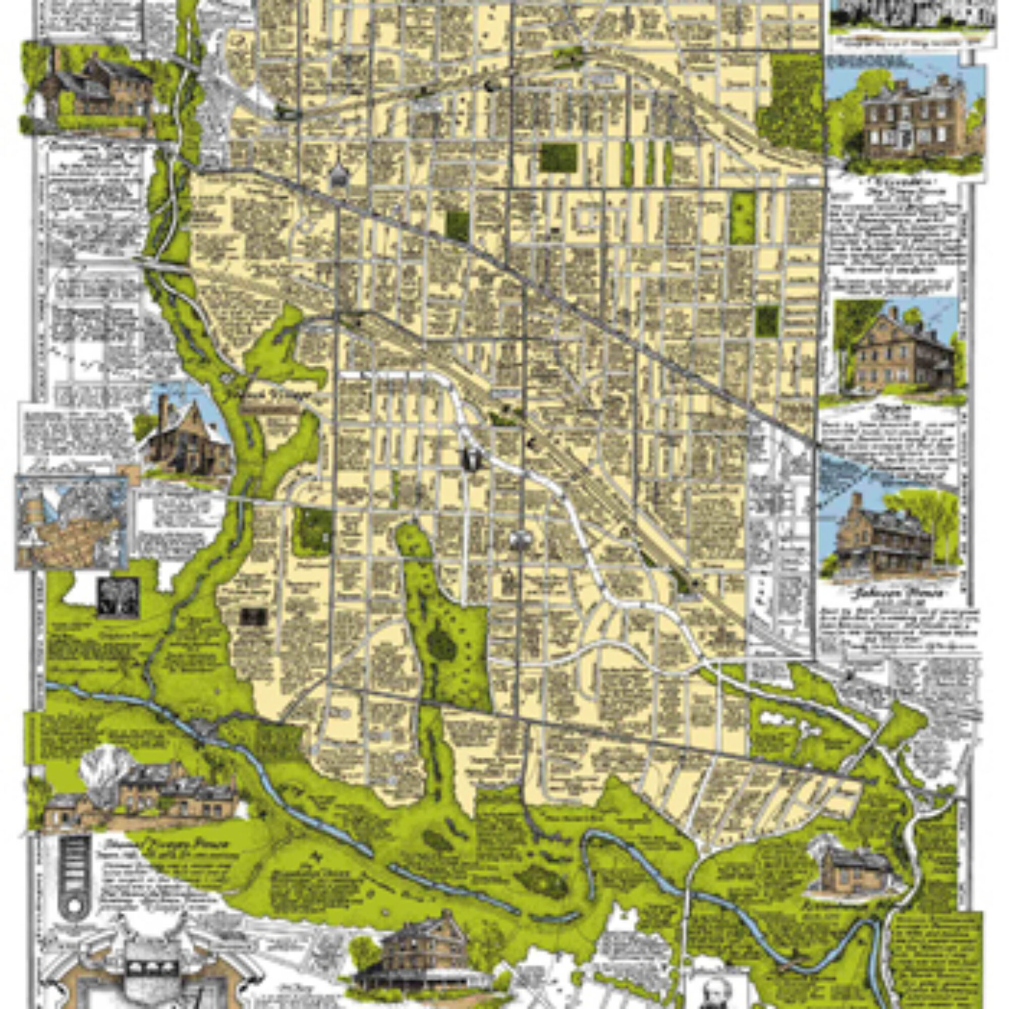 Where I grew up, “a national model of racial integration”: Mount Airy, Philadelphia