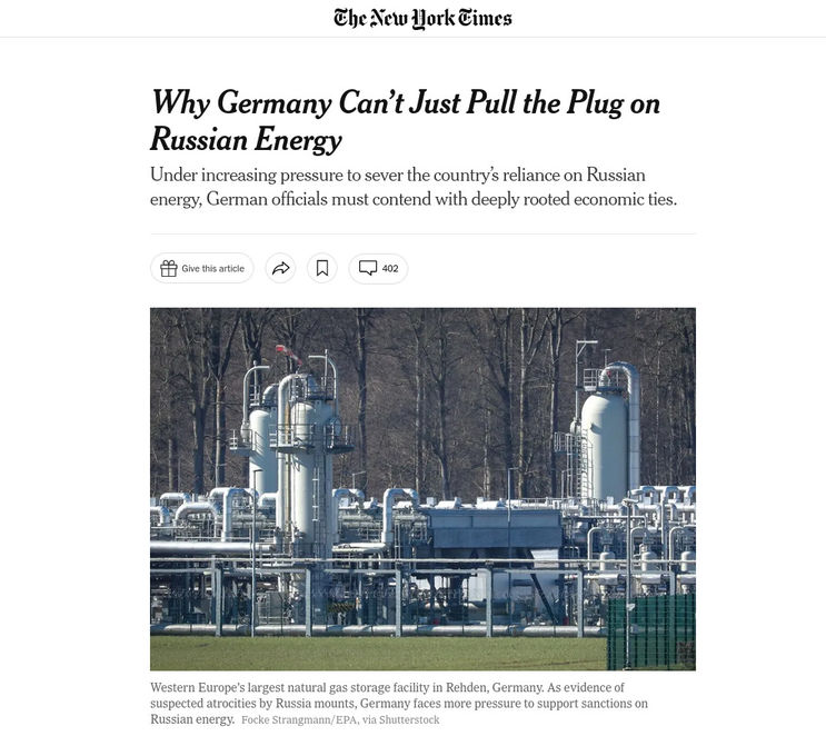 569: Stop funding Russia invading Ukraine