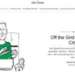 The New Yorker profiled my living off the grid