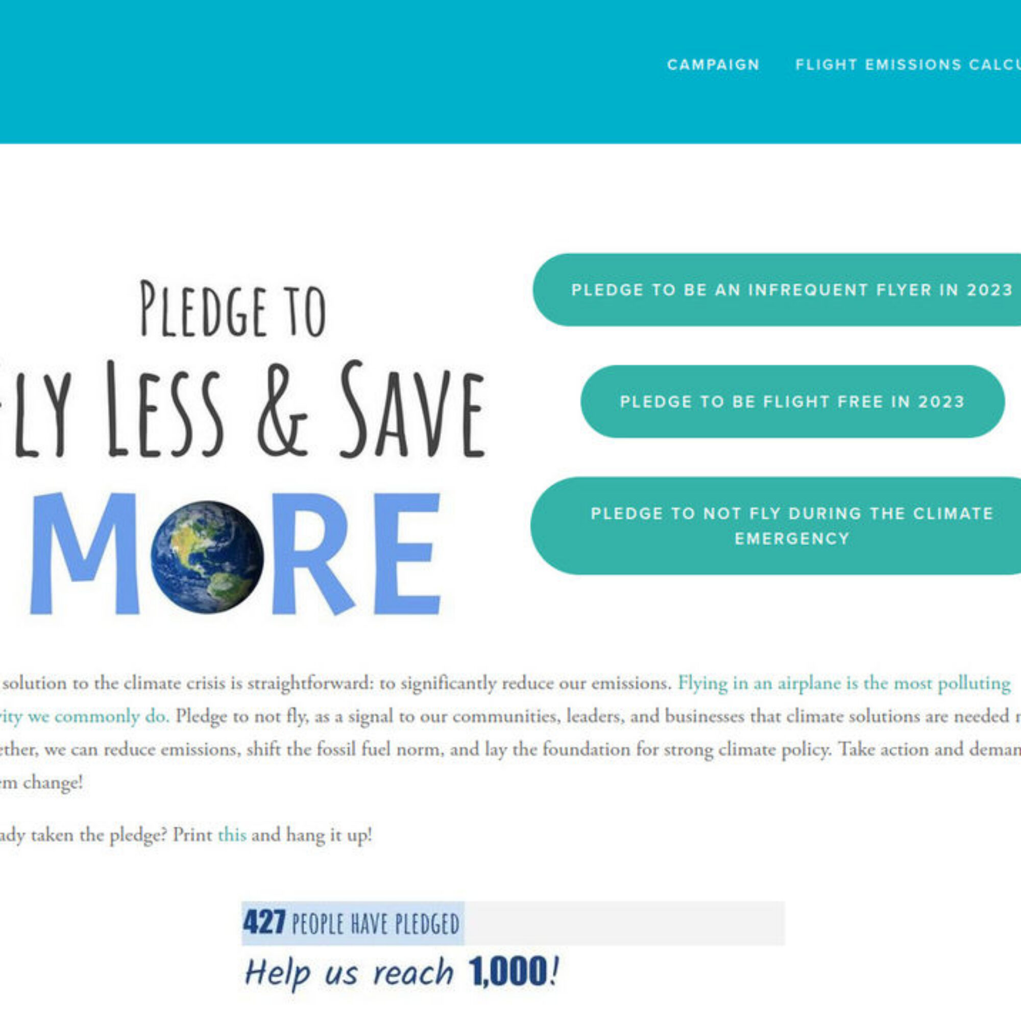 Readers’ Pledges to Avoid Flying