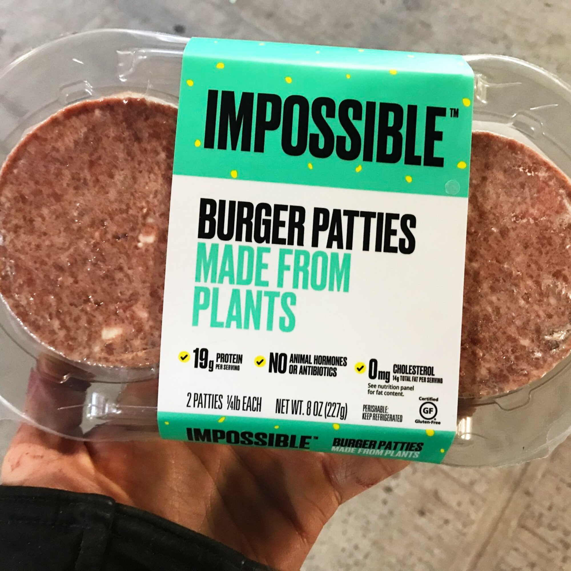 Impossible Burger Insanity Packaging