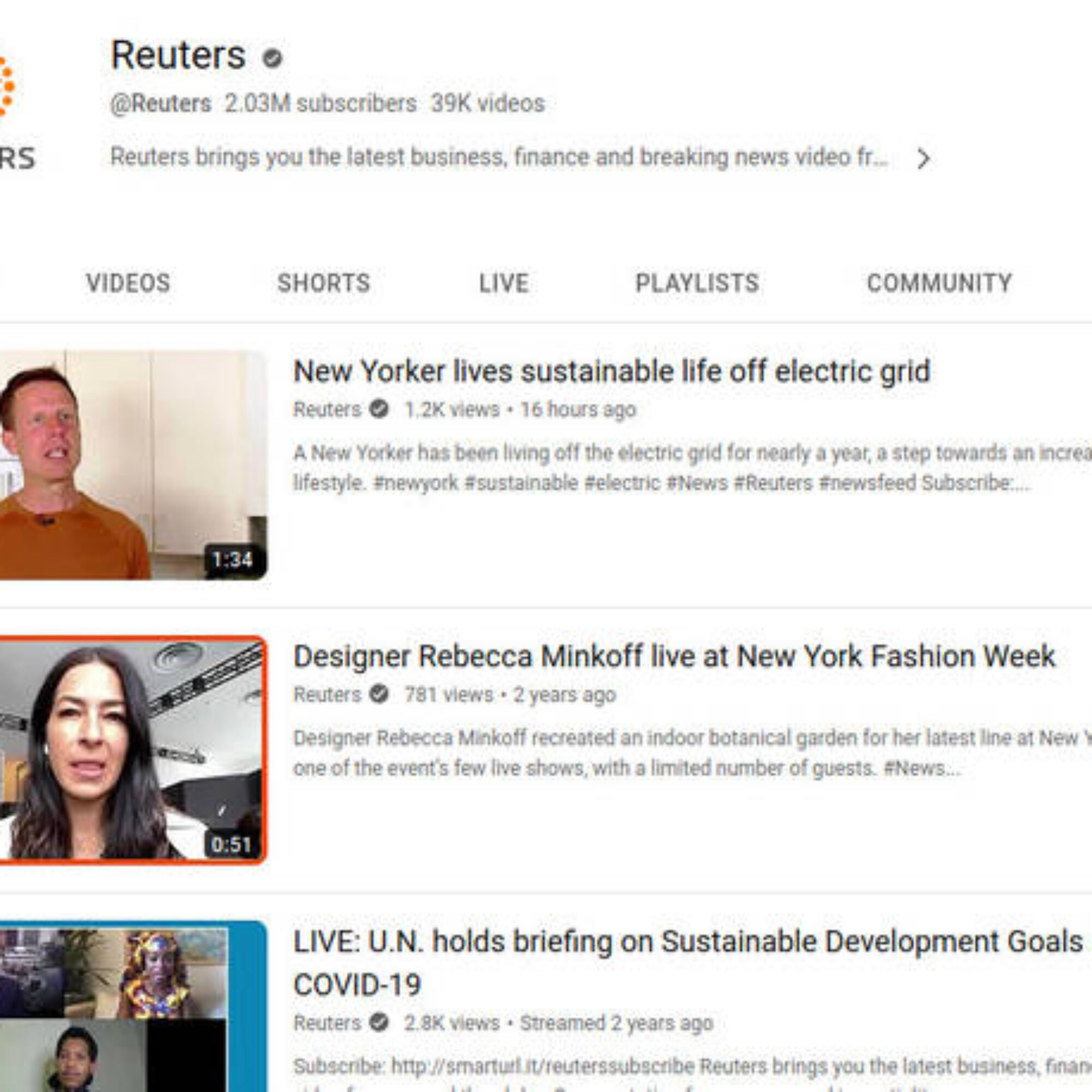 See Reuters Video on Me. The headline: “New Yorker lives sustainable life off electric grid”