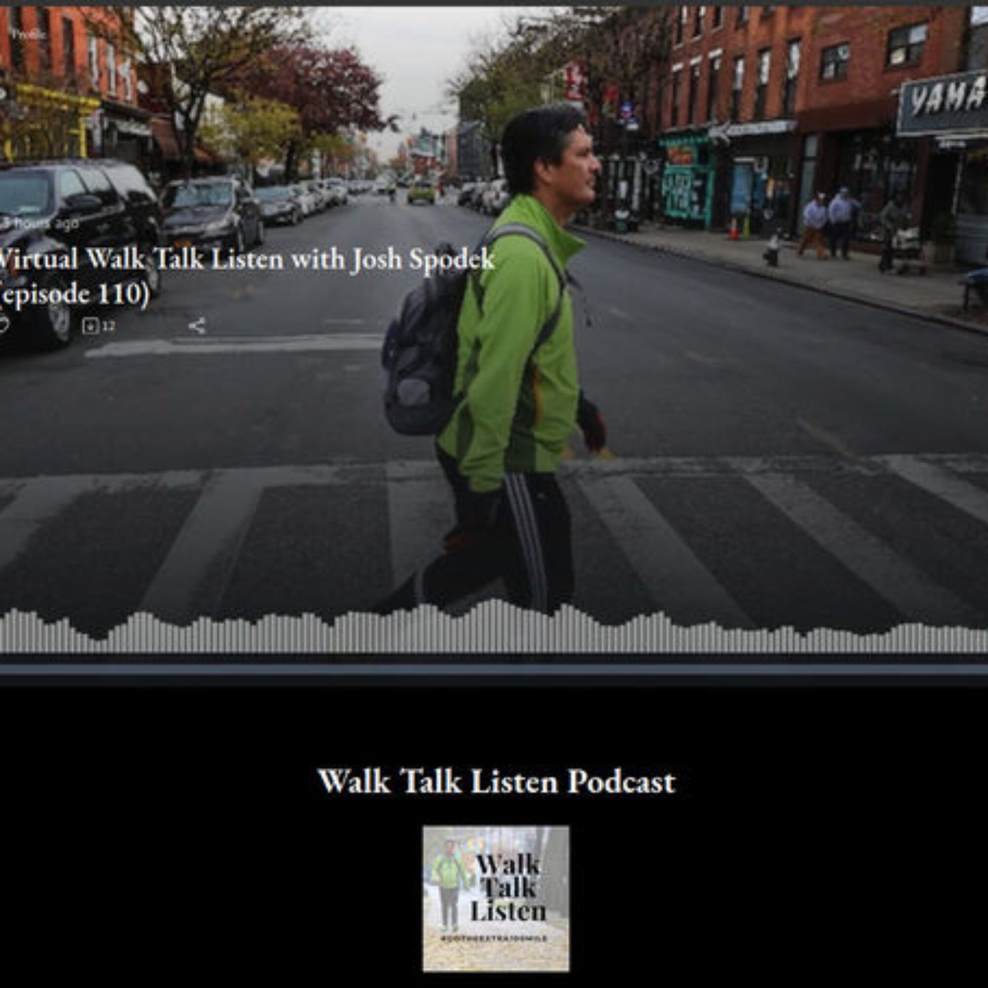 Hear me on the Walk Talk Listen Podcast