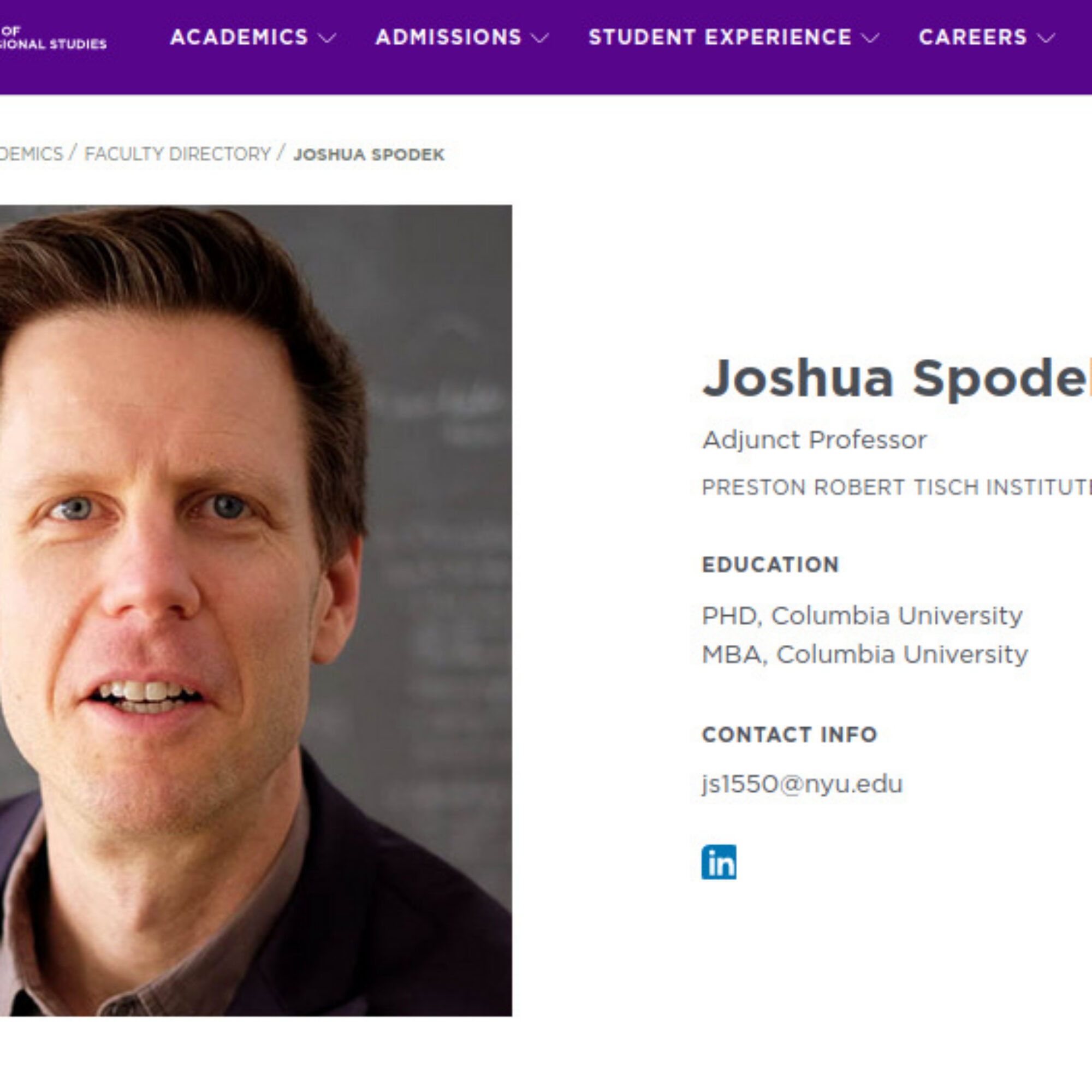 Student reviews from teaching Leadership at NYU, spring 2023