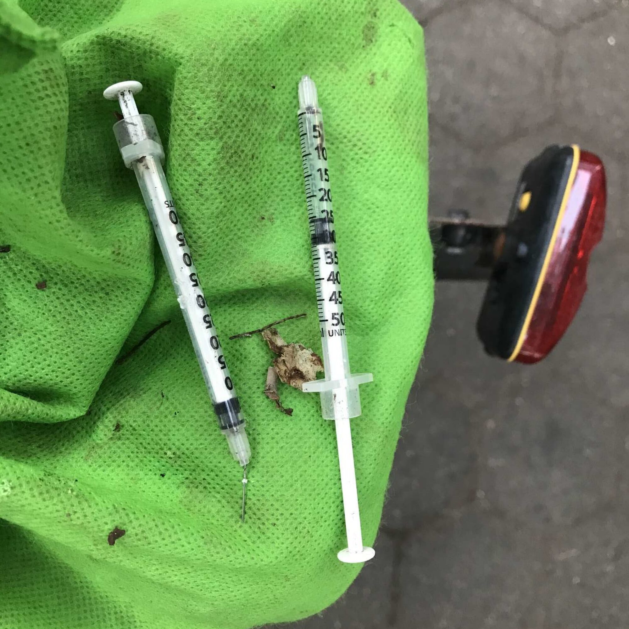 More syringes in our shared world and addicted culture, June 2023