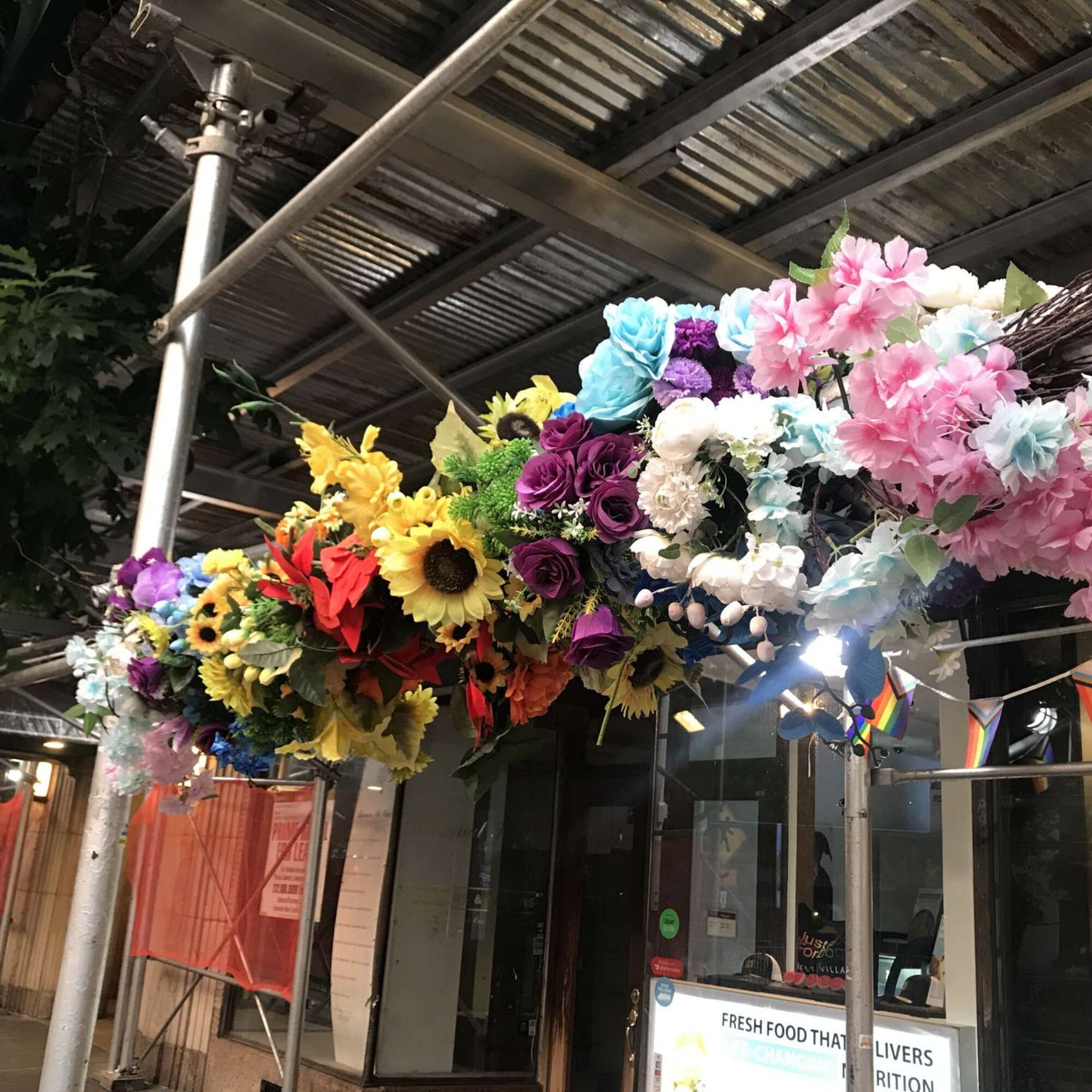 We’re replacing flowers and grass with plastic. It’s unhealthy and disgusting, not pretty, but apparently I’m the extreme one for having a problem with it.