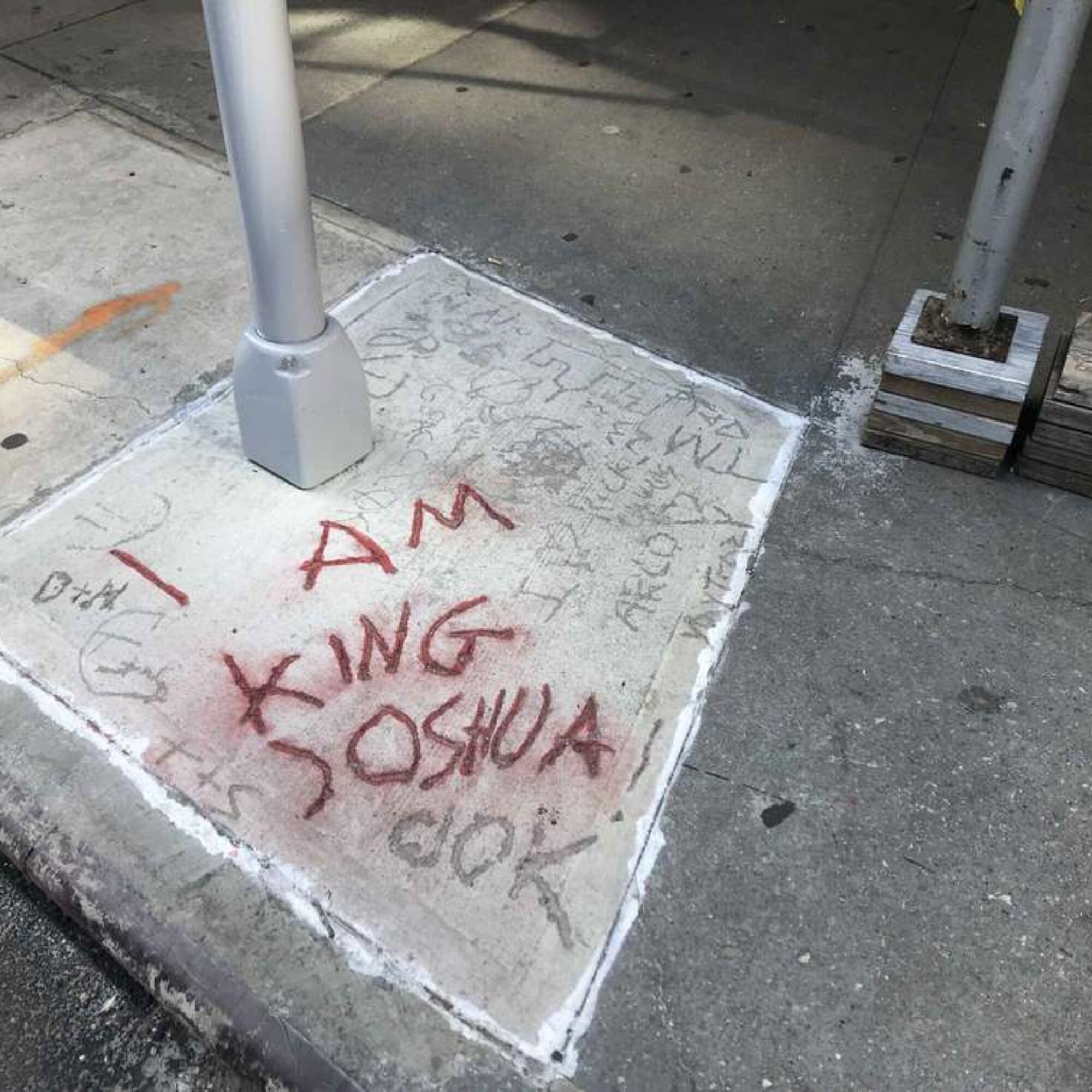 Graffiti with my name: Who is King Joshua?