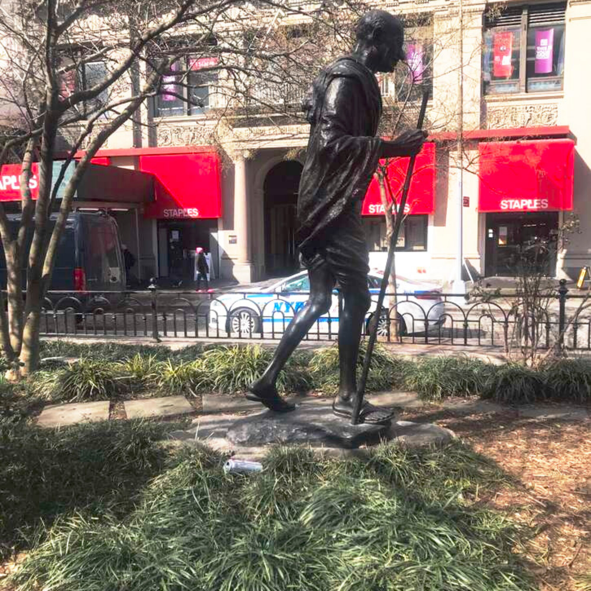 What a way to honor Gandhi