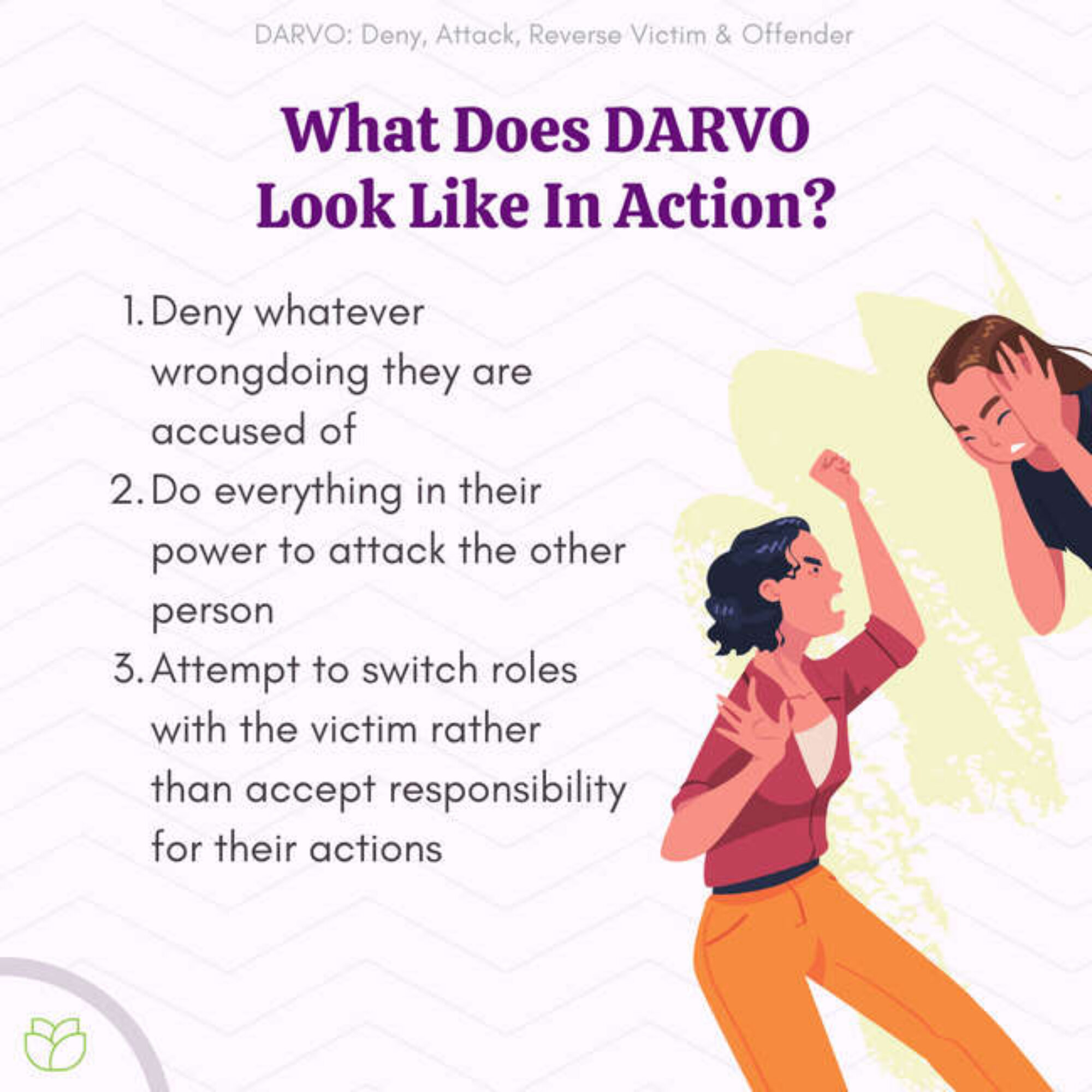 DARVO: how many people feeling guilt and shame protect themselves (including polluters/depleters)