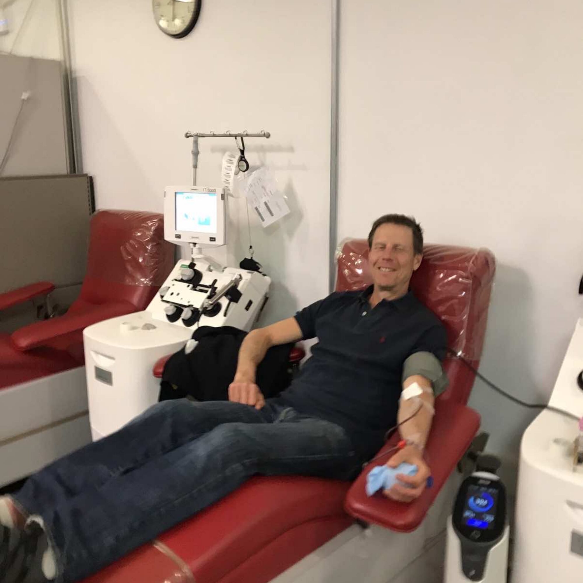 Seeing pointless medical waste giving blood