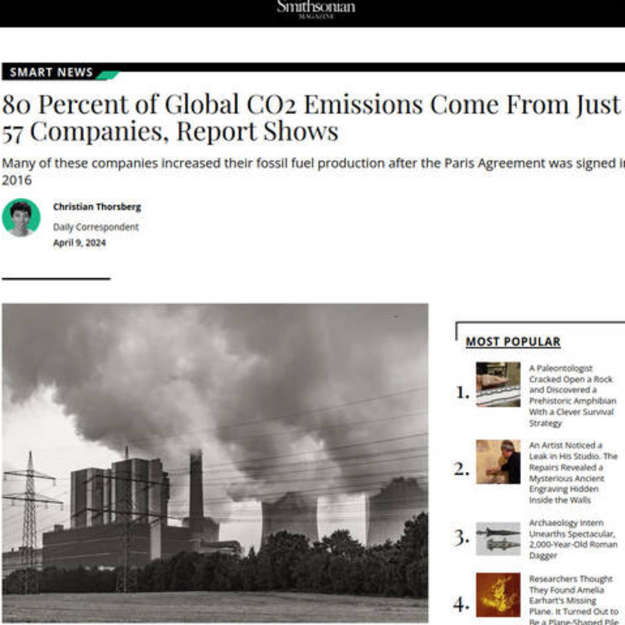 Why should Exxon become more sustainable but not you?