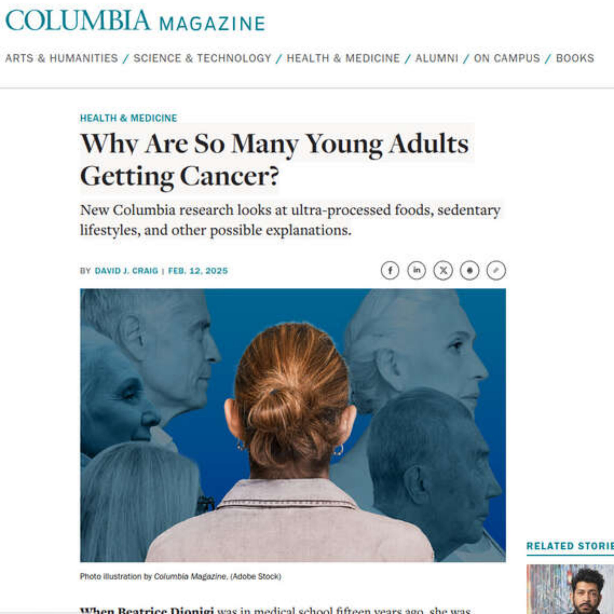 Why Are So Many Young Adults Getting Cancer? Doof, not food.