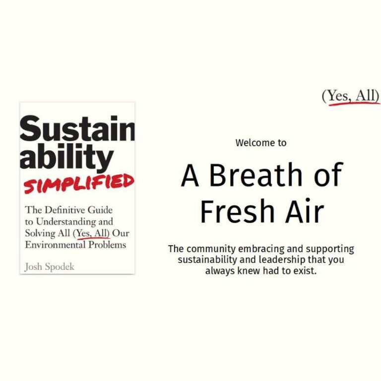 813: A Course in Sustainability Leadership: Quick Introduction: Welcome to the Sustainability Simplified community