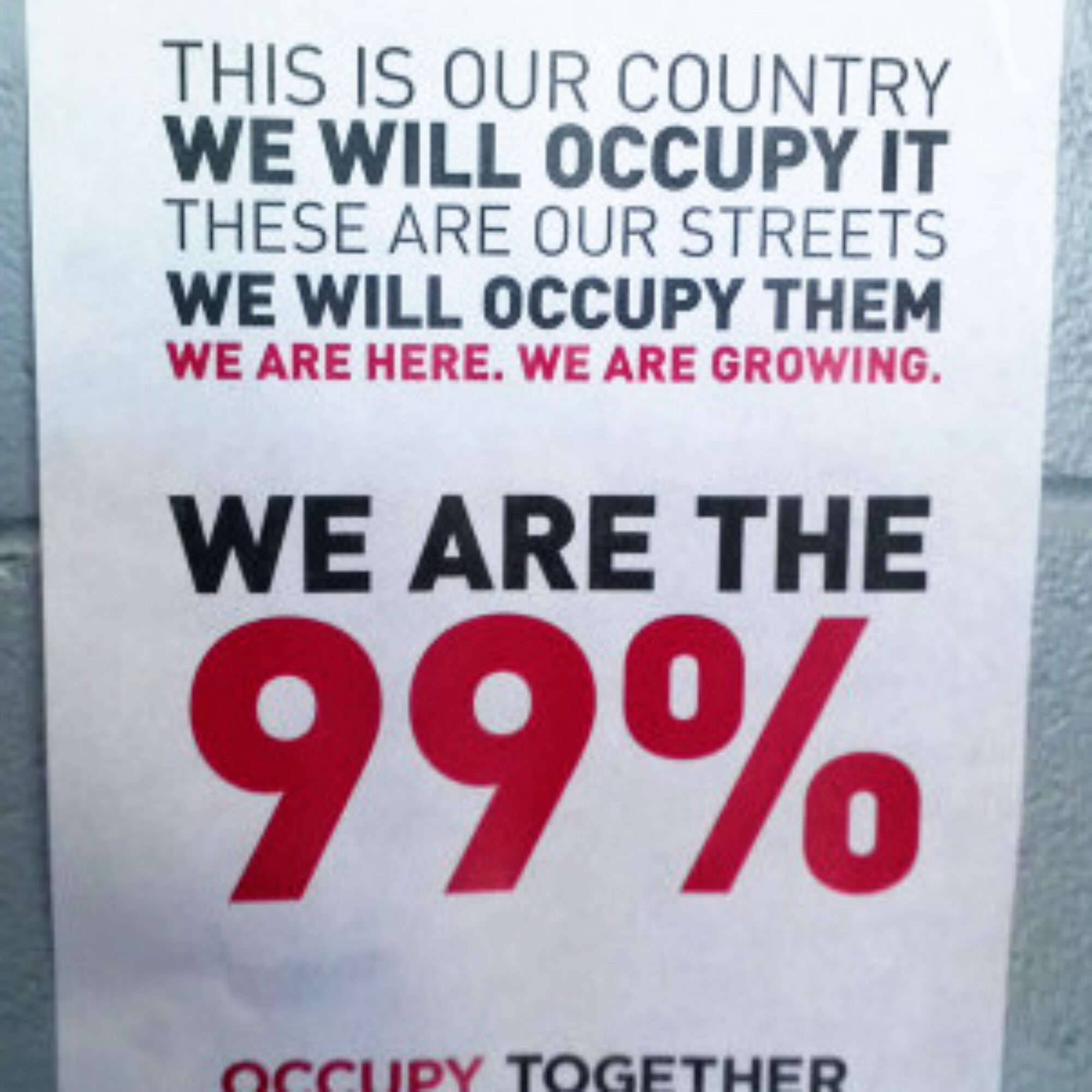 Are we the 1%? Are you?