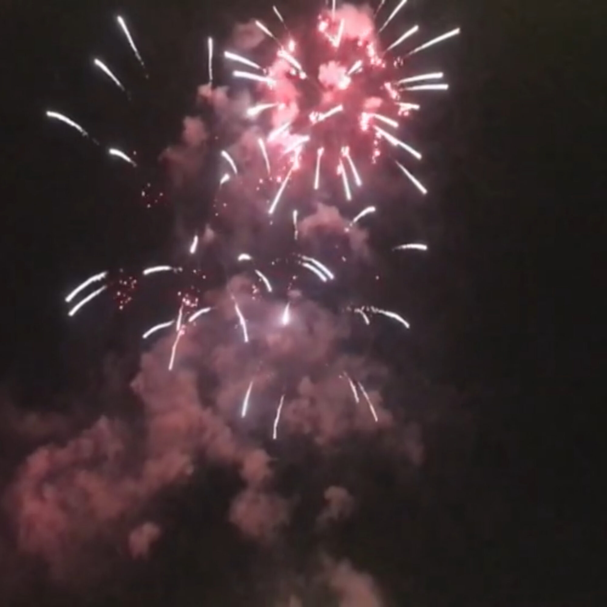 I love where I live. A perk of volunteering: July 4th fireworks up close (also Thanksgiving)