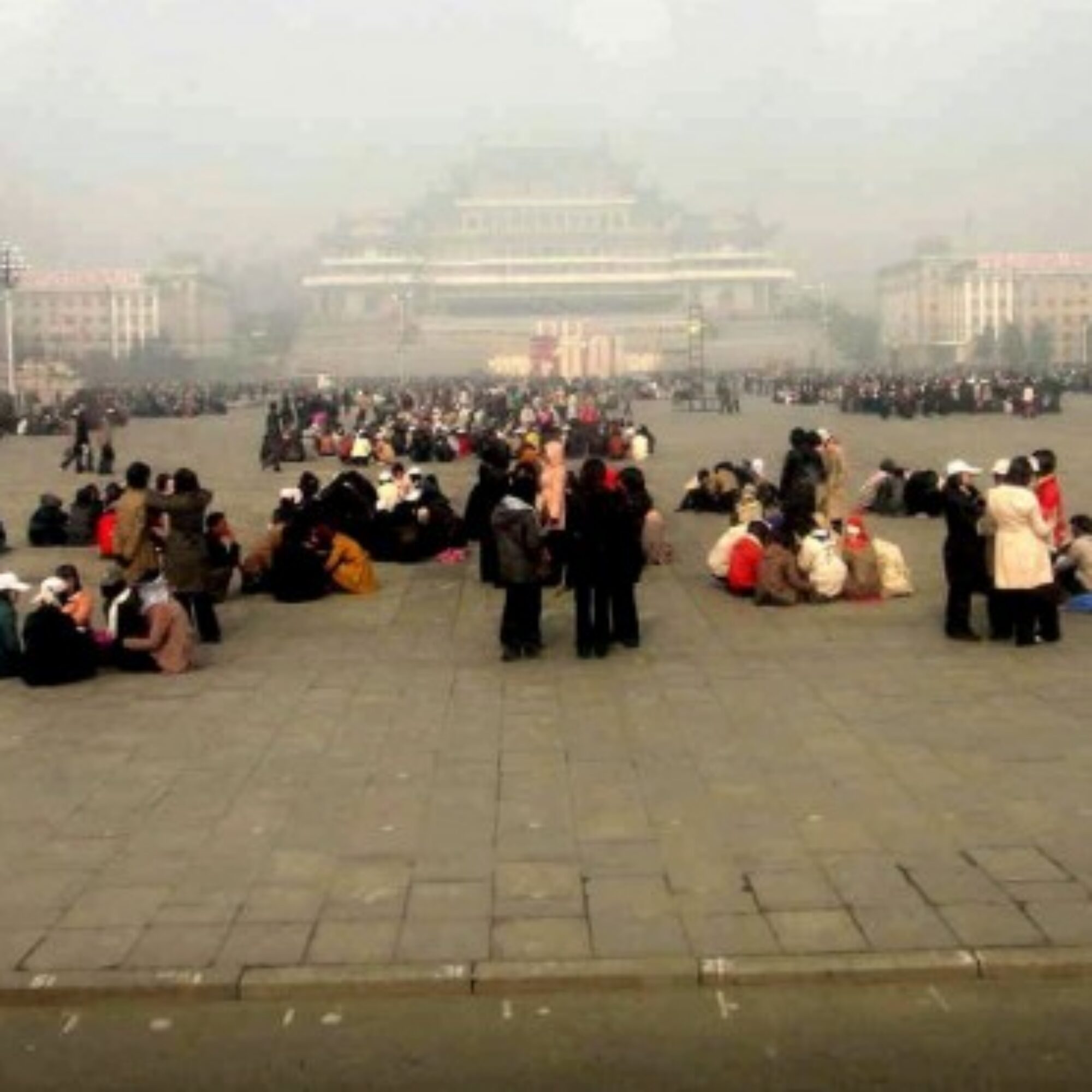 Video: Bringing peace sooner: High-fiving North Koreans in Kim Il Sung Square