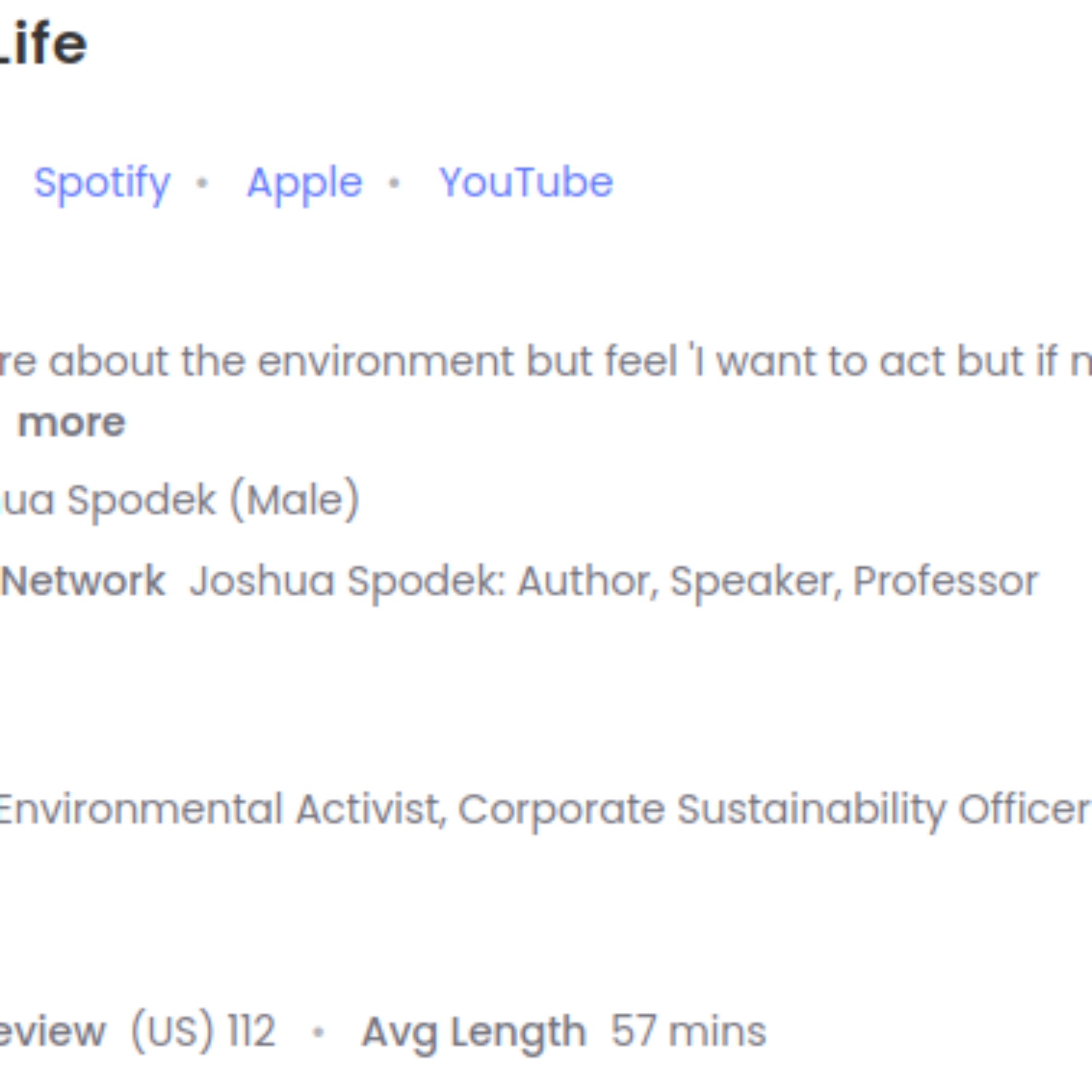 This Sustainable Life again named one of the top environmental leadership podcasts